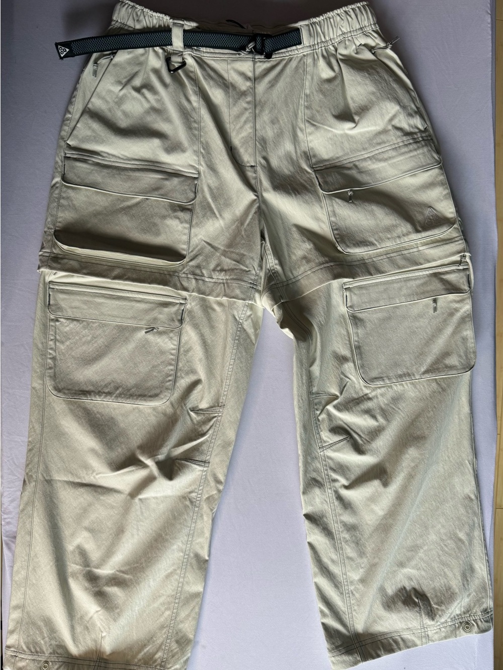 Nike ACG Smith Summit Zip Off Cargo Pants Women's M Sea Glass HV6391-020 NWT